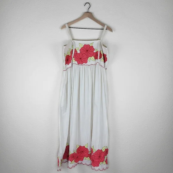 The Great The Applique Floral Horizon Dress - Picture 2 of 9